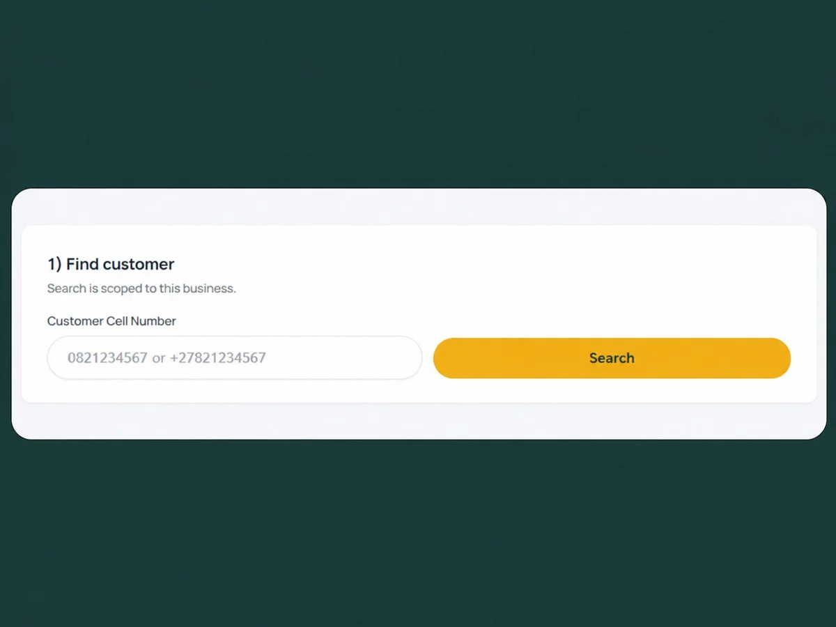 SME Loyalty reward capture preview